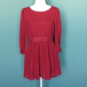 Free People maroon dress